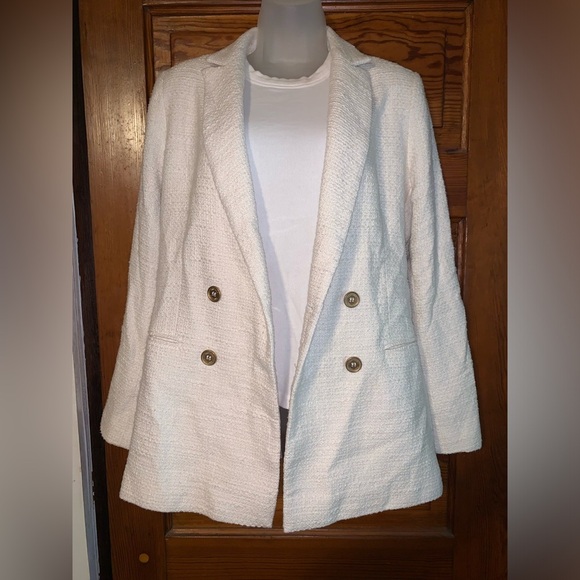 Saint + Sofia Handmade Cream Cambridge Blazer - Picture 7 of 11